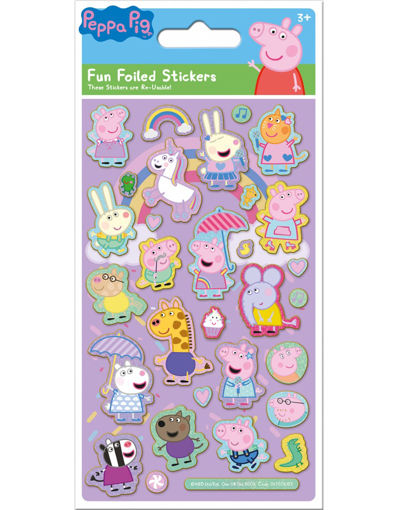 Picture of PEPPA PIG PINK FOILED STICKER PACK